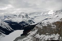 21 Marvel Lake, Mount Alcantara, Mount Gloria, Eon Mountain, Aye Mountain, Gloria Lake, Mount Assiniboine With Summit In Clouds, Terrapin Mountain From Helicopter In Winter.jpg